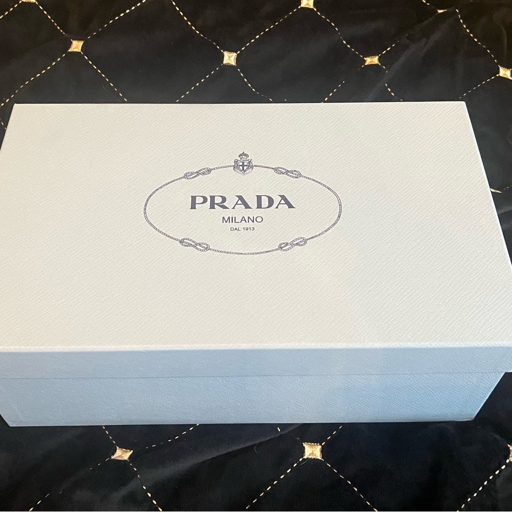 Prada Donna Sandals Size ; 6 Color ; Black Brand New In Box - Picture 5 of 7
